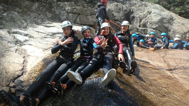 Canyoning group