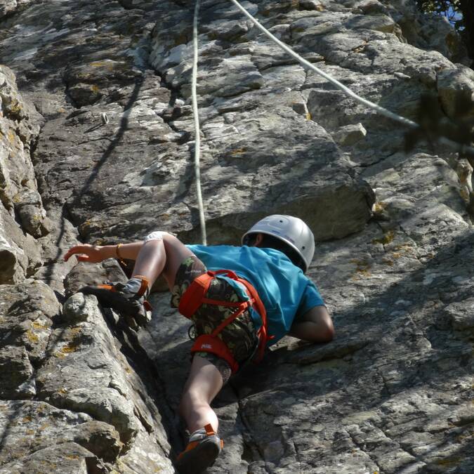 young climber