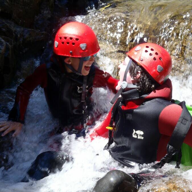 Canyoning in the Rec Grand canyon